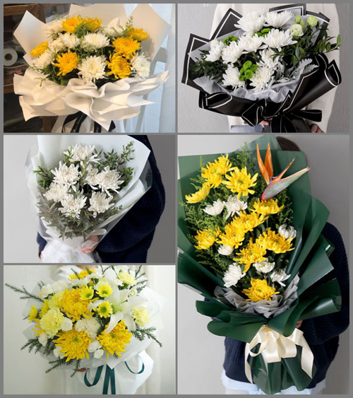 浙江省绍兴柯桥区平水镇白事花束代送